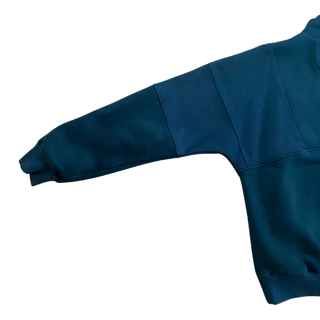 Retro Half Zip Sweatshirt Black