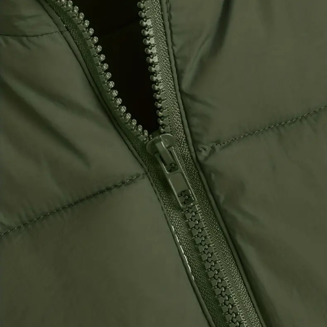 Cropped Puffer Vest