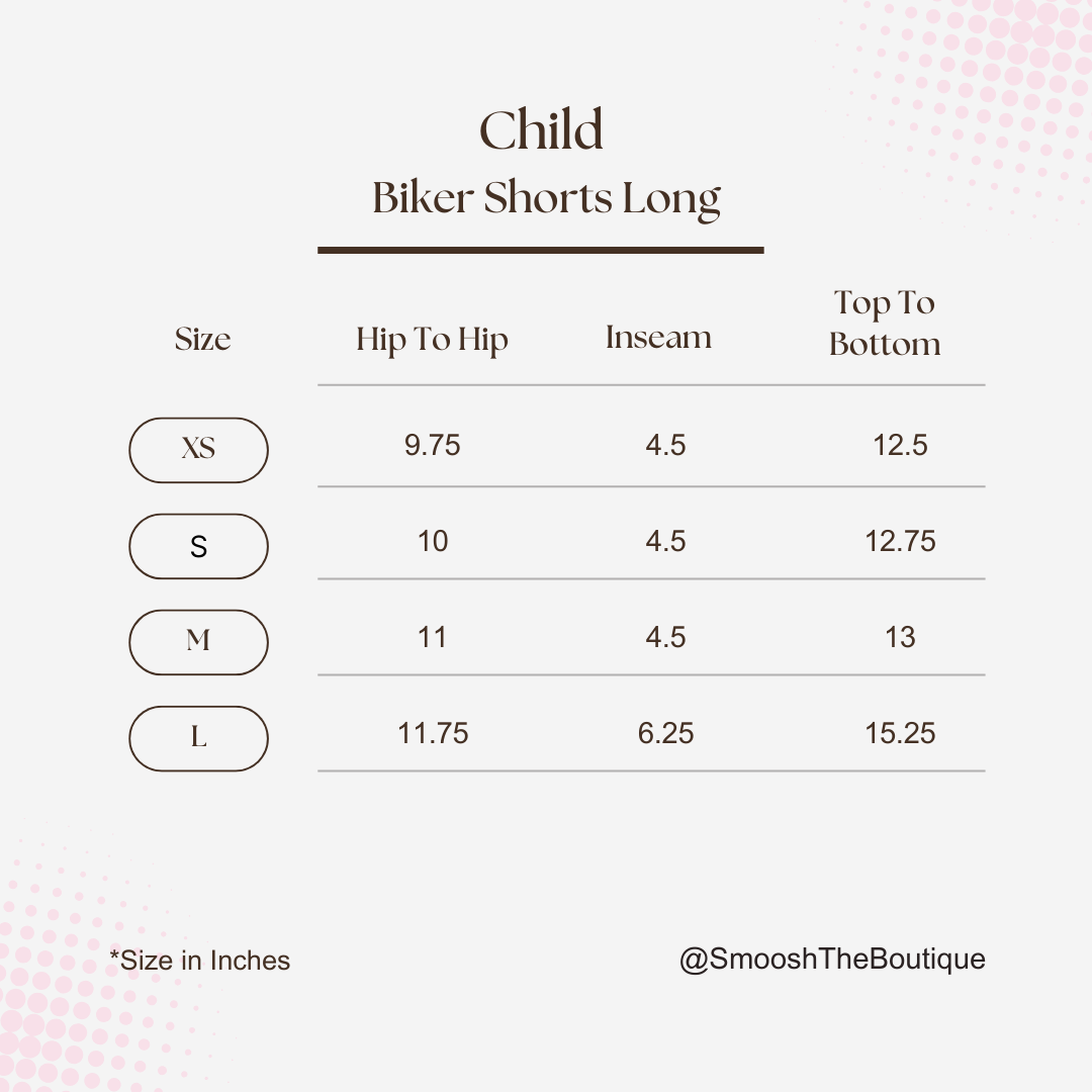Girls Biker Shorts