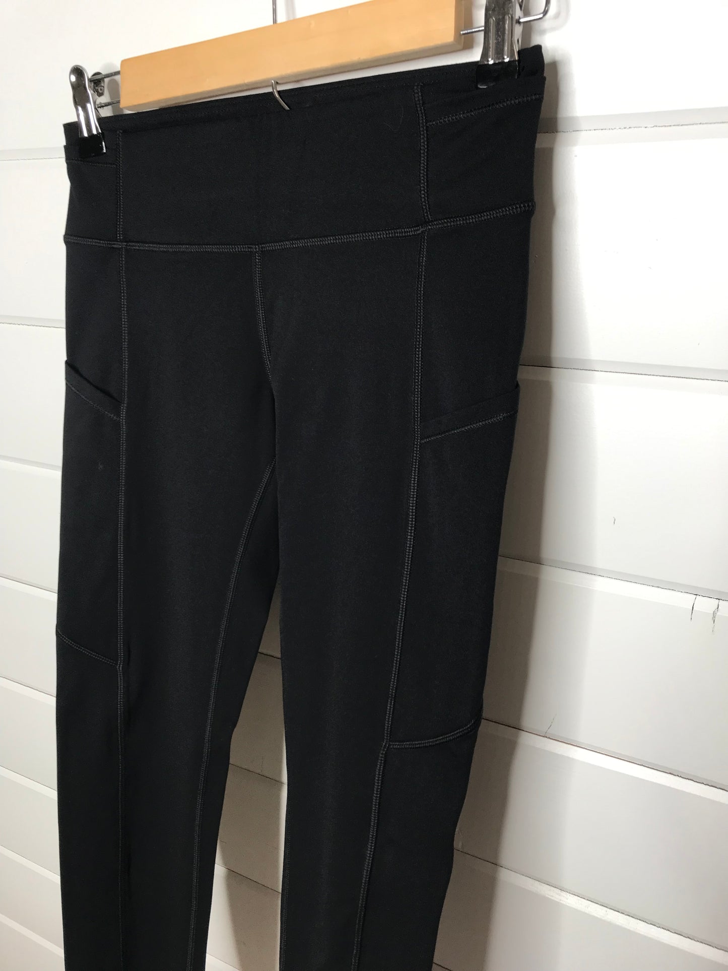 Raw Hem Side Pocket leggings