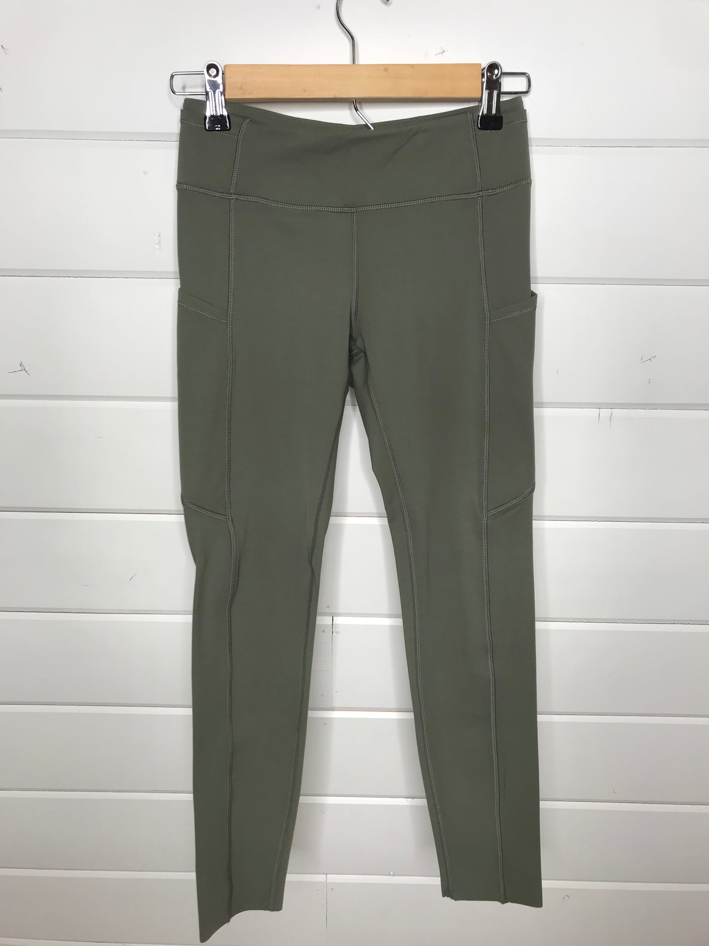 Raw Hem Side Pocket leggings