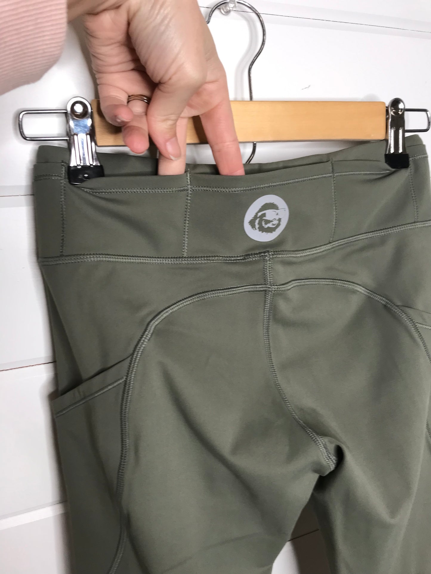 Raw Hem Side Pocket leggings