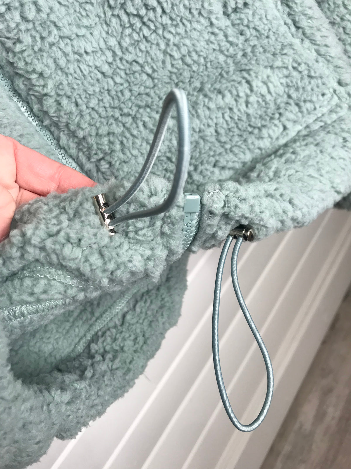 Drawstring Sherpa