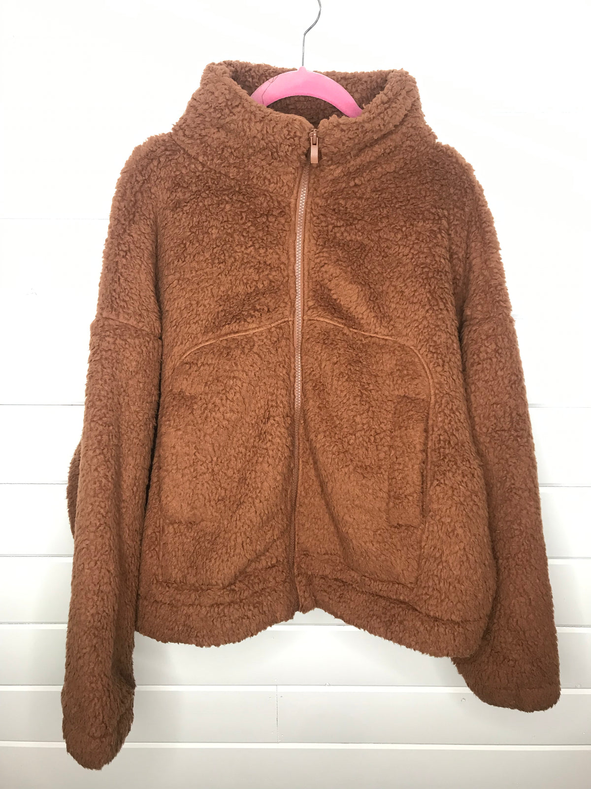 Drawstring Sherpa