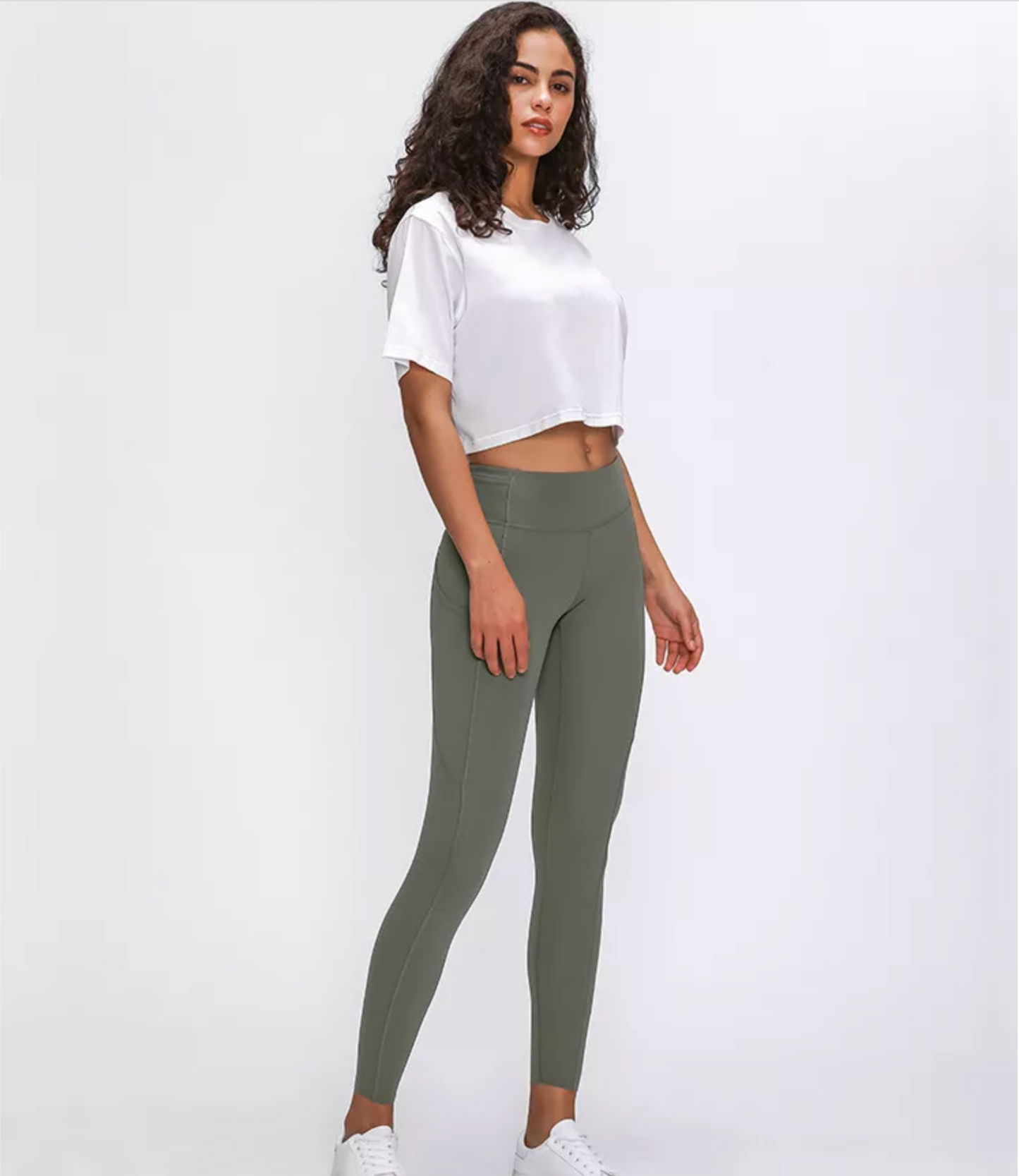 Raw Hem Side Pocket leggings
