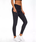 Raw Hem Side Pocket leggings