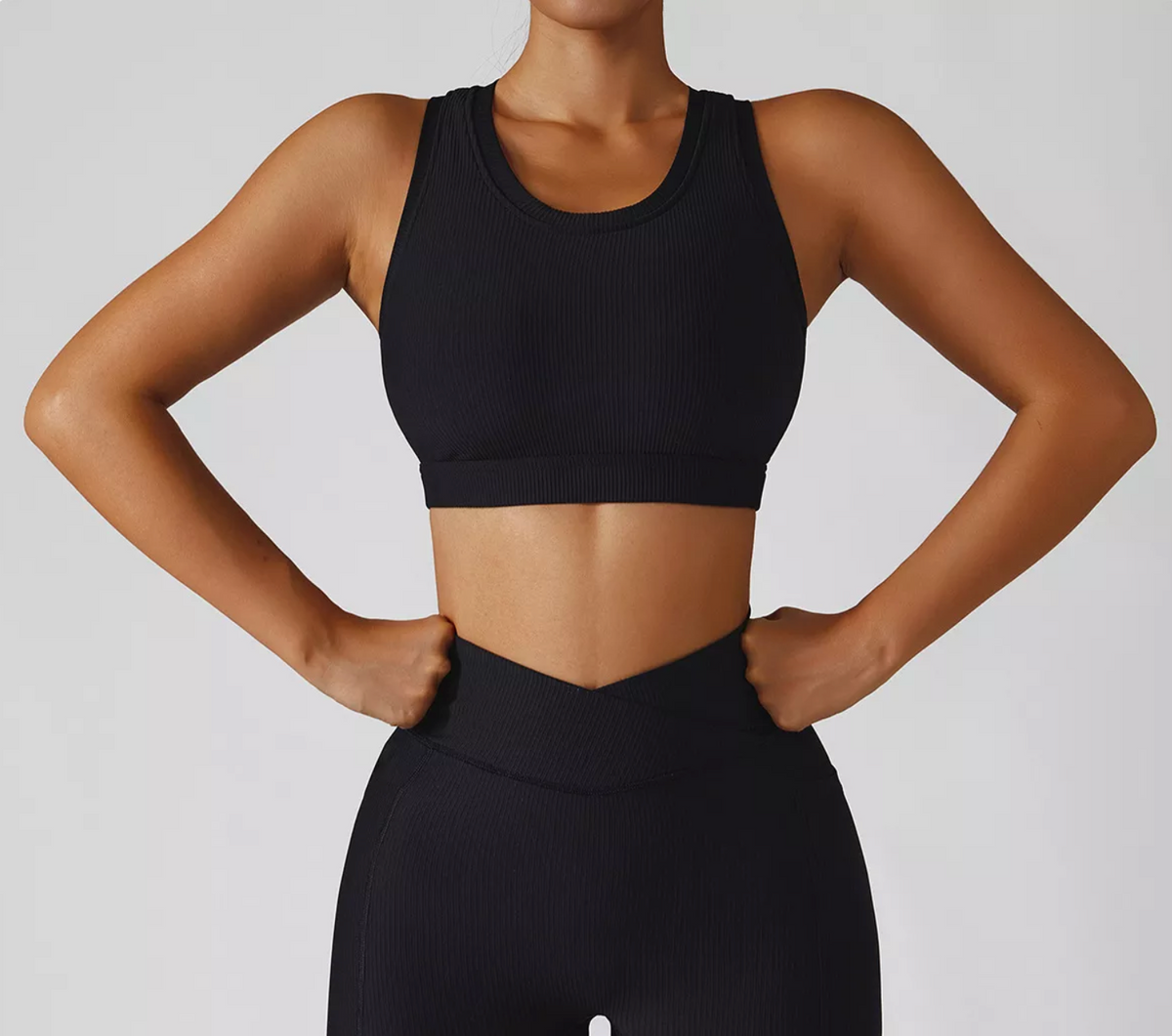 Ribbed Sports Bra